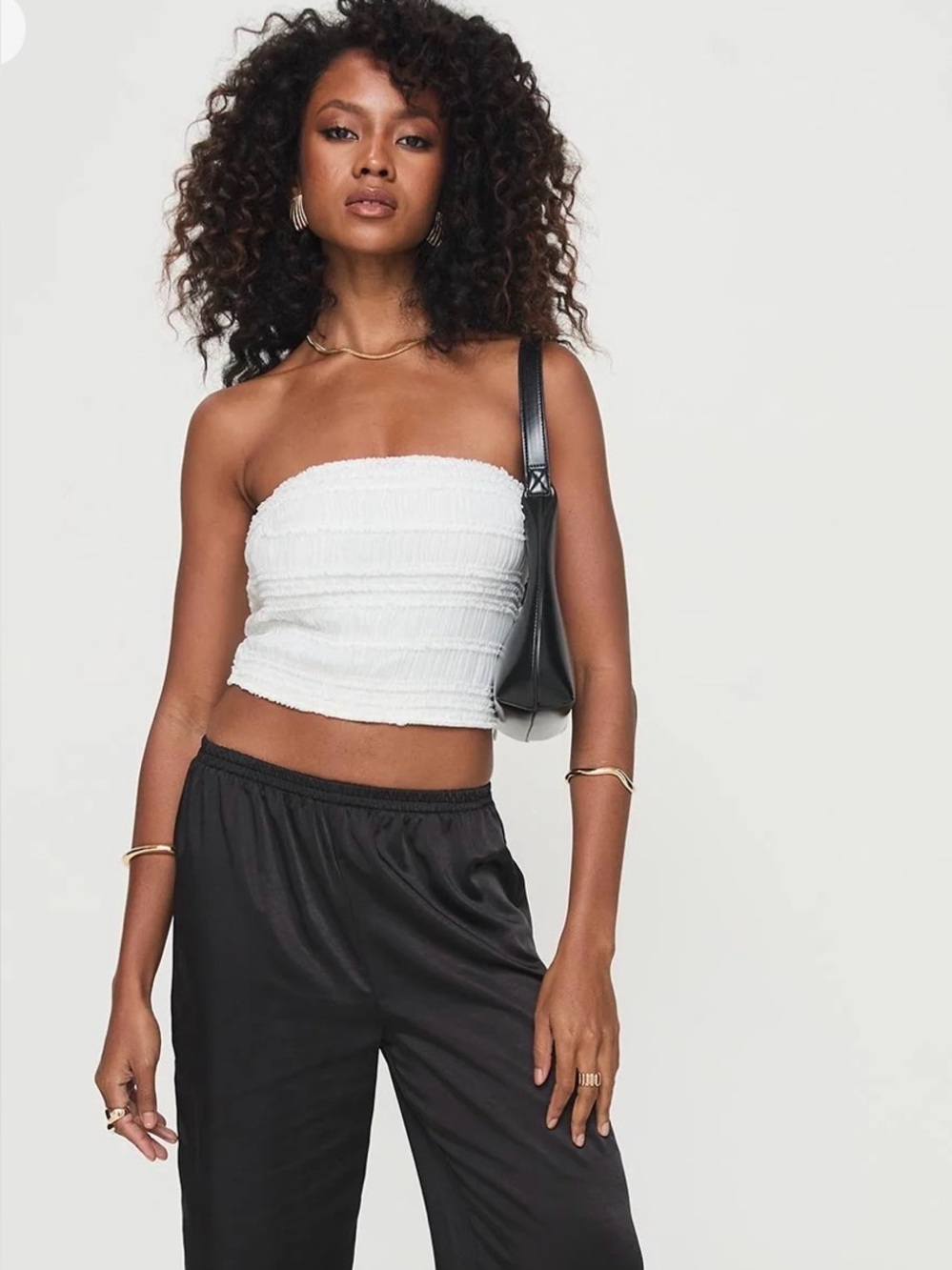 Princess Polly Lelande Tube Top White